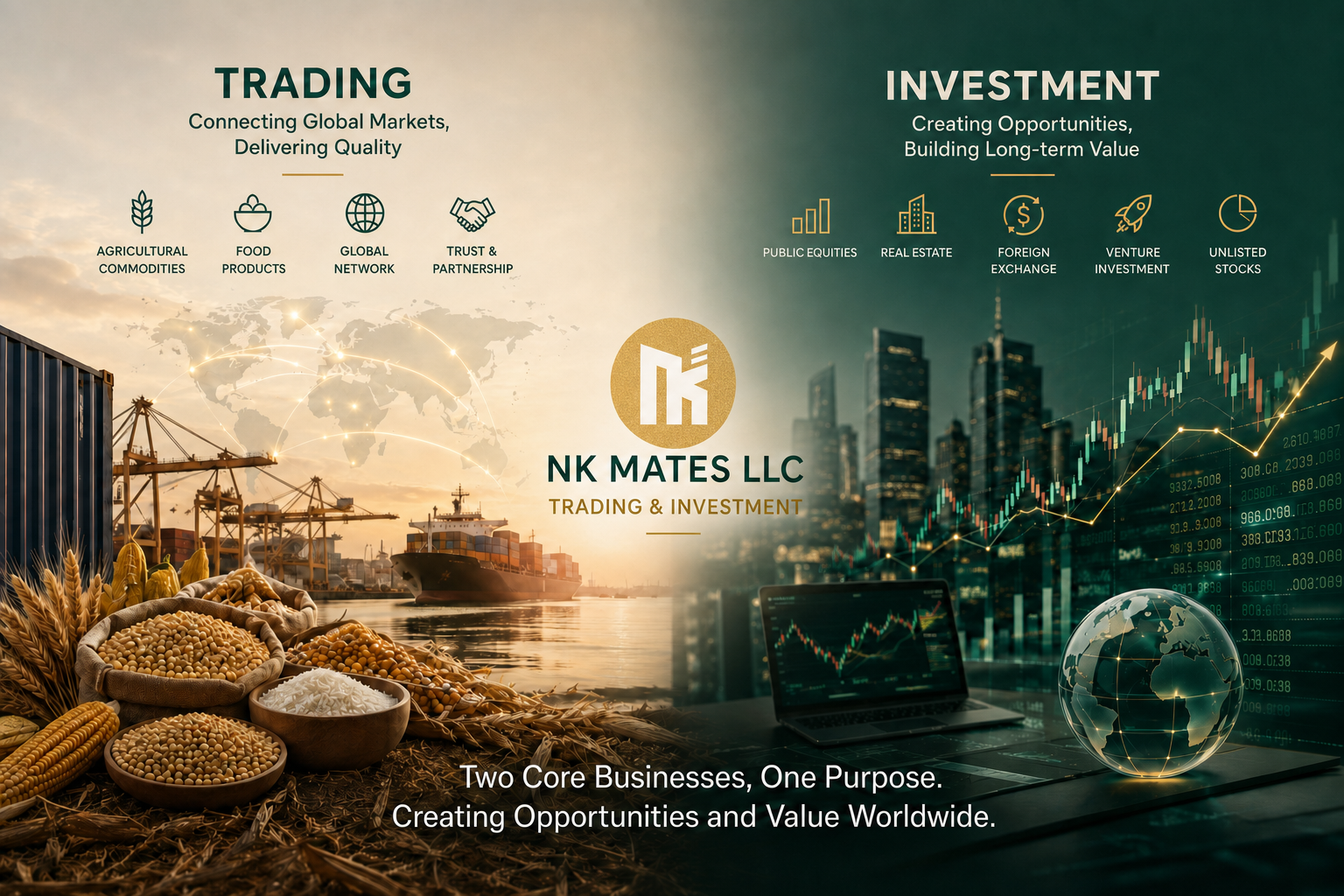 NK Mates trading and investment overview